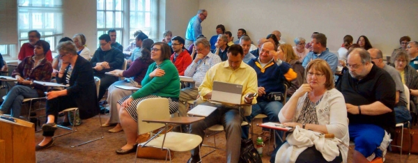 group attending a conference