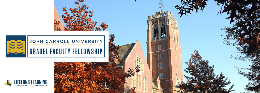 Grauel Faculty Fellow Logo with JCU Tower