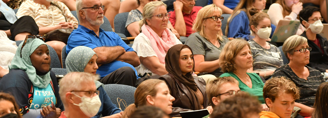 Audience at Religion After Roe event