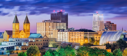 Skyline of Akron, OH