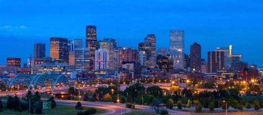 Skyline of Denver, CO