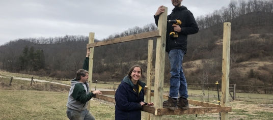 Students on an immersion trip.